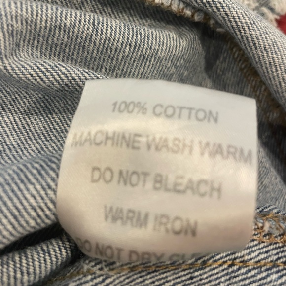 MLM Label Light Denim Top or Mini Dress, Size M - Picture 3 of 7